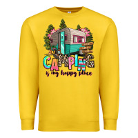 Lemon camping is my happy place Premium Sweatshirt - RanaPortraitStore
