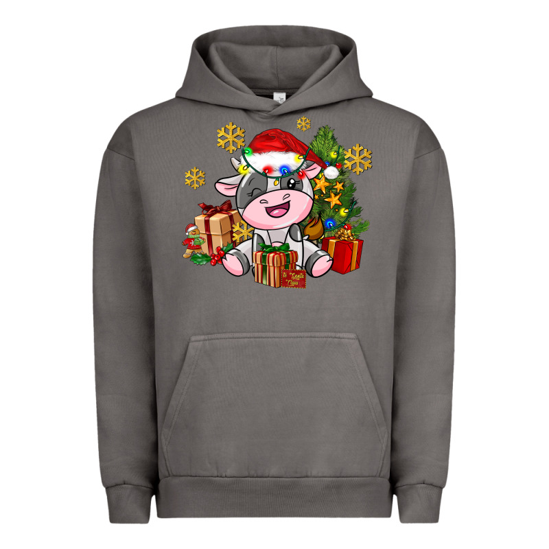 Little Cute Christmas Cow Urban Hoodie by AdoDesignShop | Teevron