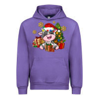 Tulip little cute christmas cow Urban Hoodie - AdoDesignShop