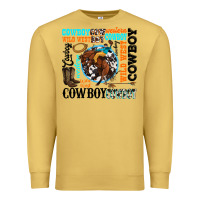 Antique Gold western cowboy wild west Premium Sweatshirt - texasbilliewilder