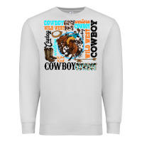 Dove Grey western cowboy wild west Premium Sweatshirt - texasbilliewilder
