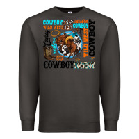 Smoke western cowboy wild west Premium Sweatshirt - texasbilliewilder
