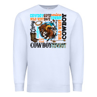 White western cowboy wild west Premium Sweatshirt - texasbilliewilder