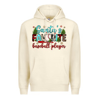 Sandshell santa s favorite baseball player Premium Hoodie - JahusDesignShop