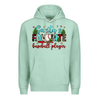 Seafoam santa s favorite baseball player Premium Hoodie - JahusDesignShop