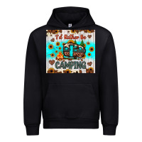 Black i’d rather be camping Urban Hoodie - JahusDesignShop