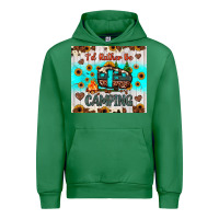 Emerald i’d rather be camping Urban Hoodie - JahusDesignShop