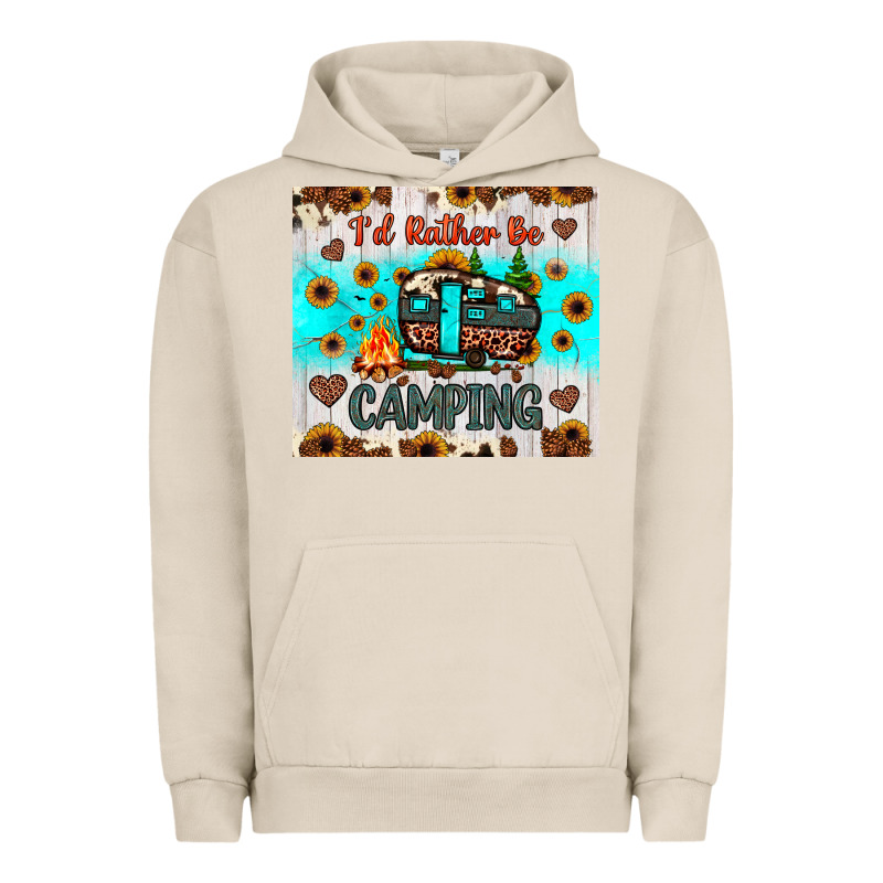 I’d Rather Be Camping Urban Hoodie by JahusDesignShop | Teevron