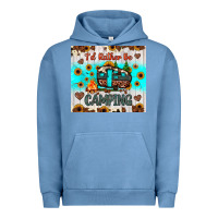 Pigment Pebble Blue i’d rather be camping Urban Hoodie - JahusDesignShop