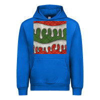 Cobalt christmas plaid and white glitter snow seamless pattern Urban Hoodie - BundleAndBundleShop