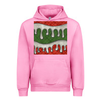 Fuchsia Pink christmas plaid and white glitter snow seamless pattern Urban Hoodie - BundleAndBundleShop