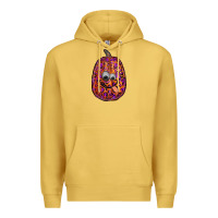 Antique Gold watercolor pumpkin leopard Premium Hoodie - RanaPortraitStore