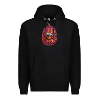 Black watercolor pumpkin leopard Premium Hoodie - RanaPortraitStore