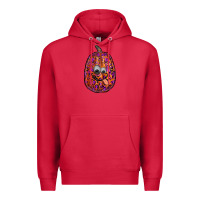 Cardinal watercolor pumpkin leopard Premium Hoodie - RanaPortraitStore