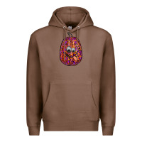 Chestnut watercolor pumpkin leopard Premium Hoodie - RanaPortraitStore