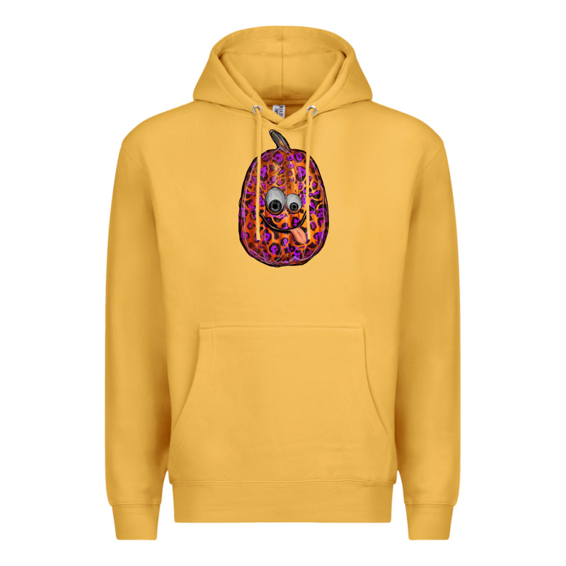 Watercolor Pumpkin Leopard Premium Hoodie by RanaPortraitStore | Teevron