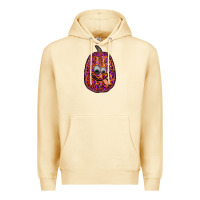 Pina Colada watercolor pumpkin leopard Premium Hoodie - RanaPortraitStore