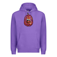 Purple watercolor pumpkin leopard Premium Hoodie - RanaPortraitStore