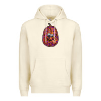 Sandshell watercolor pumpkin leopard Premium Hoodie - RanaPortraitStore
