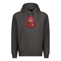 Smoke watercolor pumpkin leopard Premium Hoodie - RanaPortraitStore