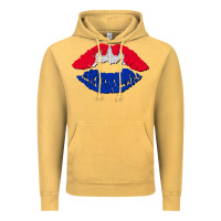 Vintage Mustard cambodian flag lips Vintage Hoodie - AdoDesignShop