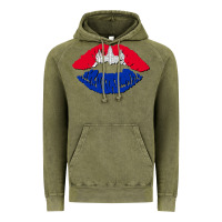 Vintage Olive cambodian flag lips Vintage Hoodie - AdoDesignShop