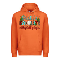 Carrot santa s favorite volleyball player Premium Hoodie - JahusDesignShop