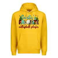 Lemon santa s favorite volleyball player Premium Hoodie - JahusDesignShop