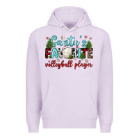 Lilac santa s favorite volleyball player Premium Hoodie - JahusDesignShop
