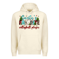 Sandshell santa s favorite volleyball player Premium Hoodie - JahusDesignShop