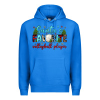 True Royal santa s favorite volleyball player Premium Hoodie - JahusDesignShop