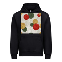 Black christmas points seamless pattern Urban Hoodie - BundleAndBundleShop