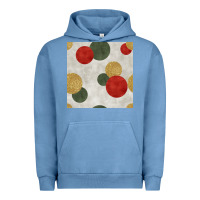Pigment Pebble Blue christmas points seamless pattern Urban Hoodie - BundleAndBundleShop
