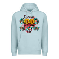 Blue Mist i see no season to act my age Premium Hoodie - AdoDesignShop