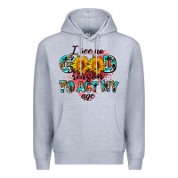Heather Grey i see no season to act my age Premium Hoodie - AdoDesignShop