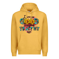 Mustard i see no season to act my age Premium Hoodie - AdoDesignShop