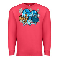 Cardinal snow hearts winter season Premium Sweatshirt - Zillion Design Studio