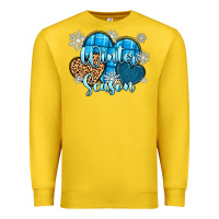 Lemon snow hearts winter season Premium Sweatshirt - Zillion Design Studio