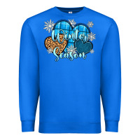 True Royal snow hearts winter season Premium Sweatshirt - Zillion Design Studio