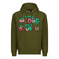 Army Green i may be wrong but doubt it Premium Hoodie - AdoDesignShop