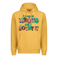 Mustard i may be wrong but doubt it Premium Hoodie - AdoDesignShop