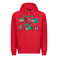 Red i may be wrong but doubt it Premium Hoodie - AdoDesignShop