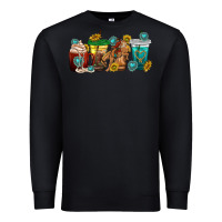 Black western rodeo coffee cup Premium Sweatshirt - texasbilliewilder