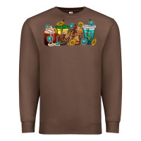 Chestnut western rodeo coffee cup Premium Sweatshirt - texasbilliewilder
