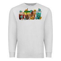 Dove Grey western rodeo coffee cup Premium Sweatshirt - texasbilliewilder