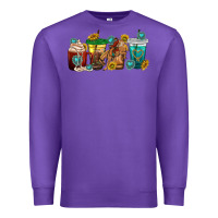 Purple western rodeo coffee cup Premium Sweatshirt - texasbilliewilder