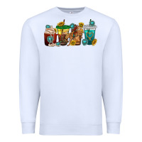 White western rodeo coffee cup Premium Sweatshirt - texasbilliewilder