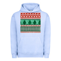 Pigment Grape Ice christmas trees hand drawn seamless pattern Urban Hoodie - BundleAndBundleShop