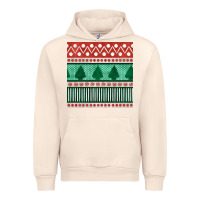 Sandshell christmas trees hand drawn seamless pattern Urban Hoodie - BundleAndBundleShop