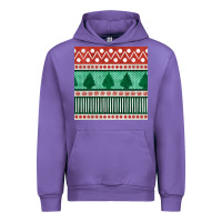 Tulip christmas trees hand drawn seamless pattern Urban Hoodie - BundleAndBundleShop